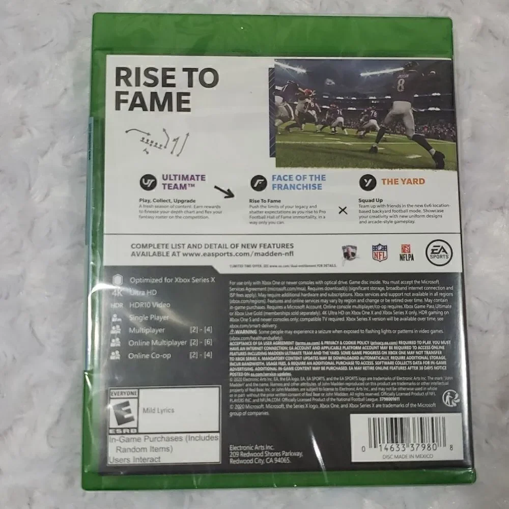 Brand New NFL Madden 21 EA Sports Xbox